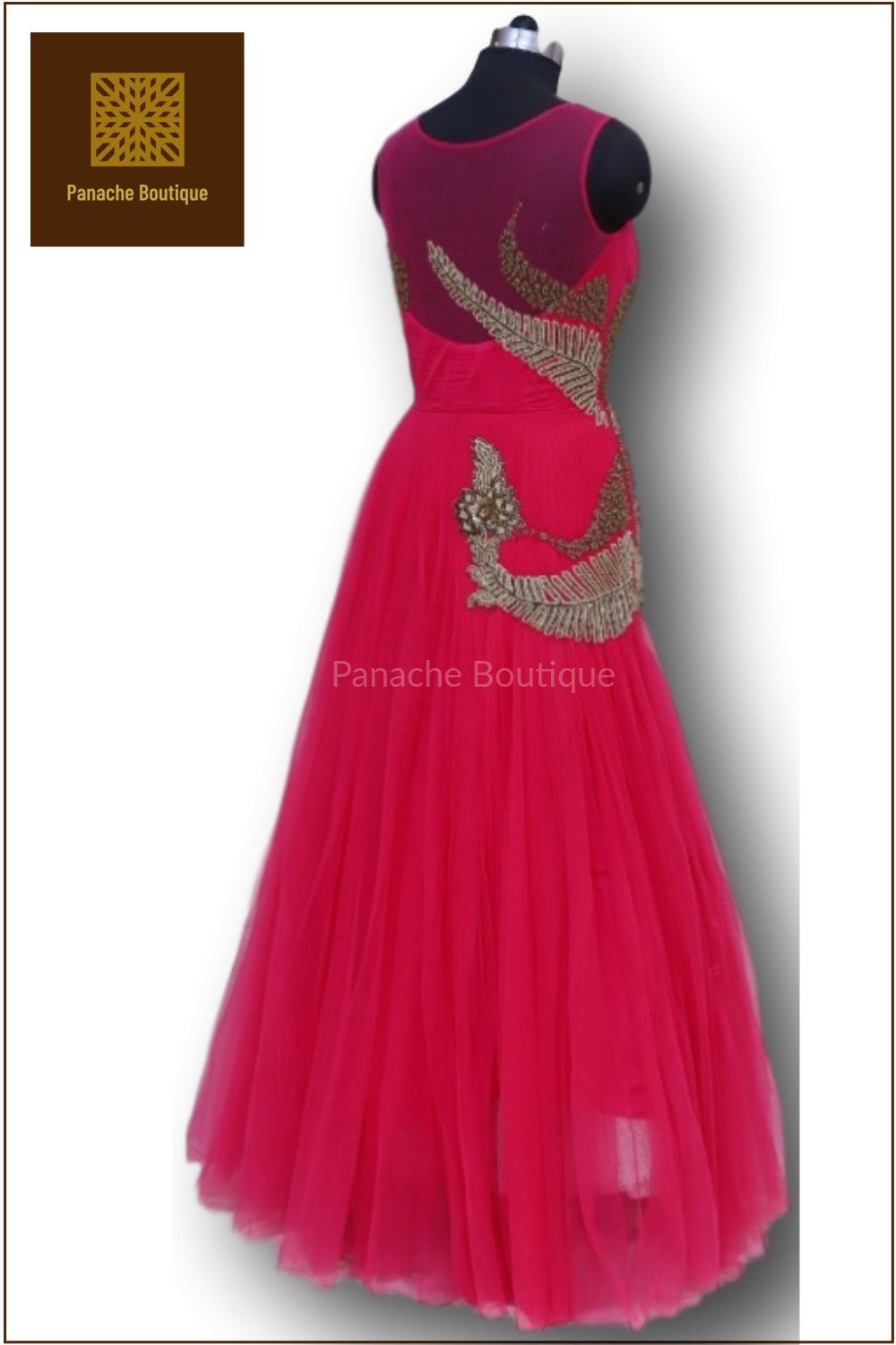 Indo Western Gown – Panache Haute Couture